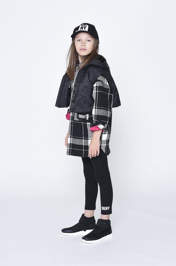 Dkny geaca copii cu captuseala negru D36668.156.162