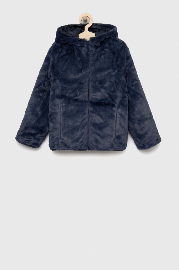 Αναστρέψιμο παιδικό μπουφάν Abercrombie & Fitch KI244.2713 μπλε AW22