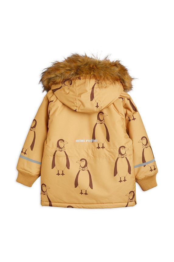 Dětská bunda Mini Rodini 2271011813 oranžová AW22