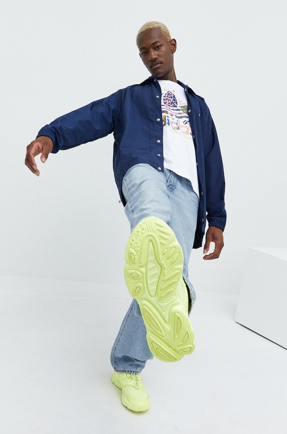 Îmbrăcăminte adidas Originals geaca HK7384 bleumarin