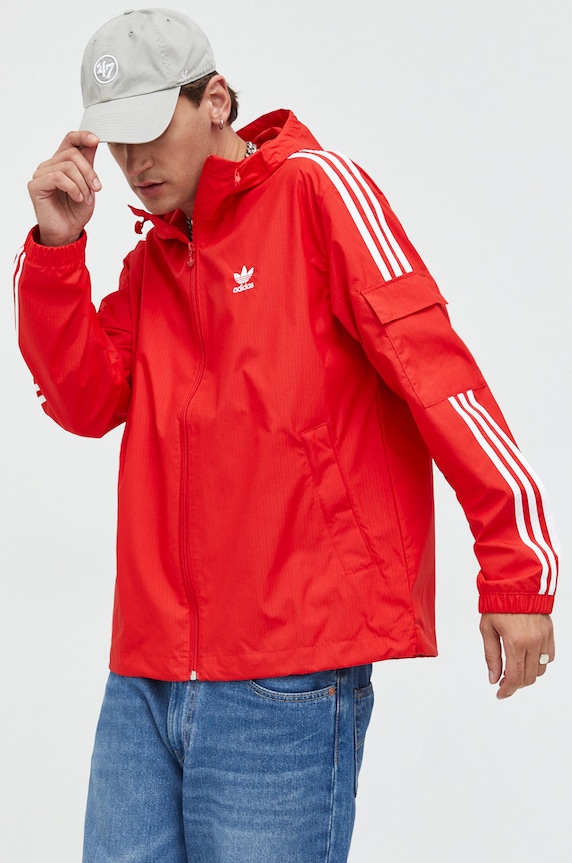 Odzież adidas Originals kurtka HN6067 czerwony