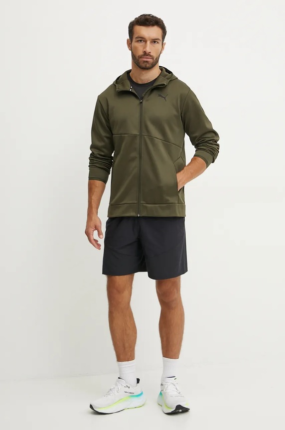 Dukserica Puma Train All Day 522339 zelena AW24