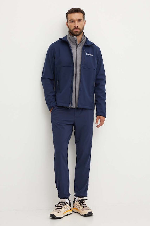 Columbia kurtka softshell męska Ascender Softshell 1556534 granatowy SS26