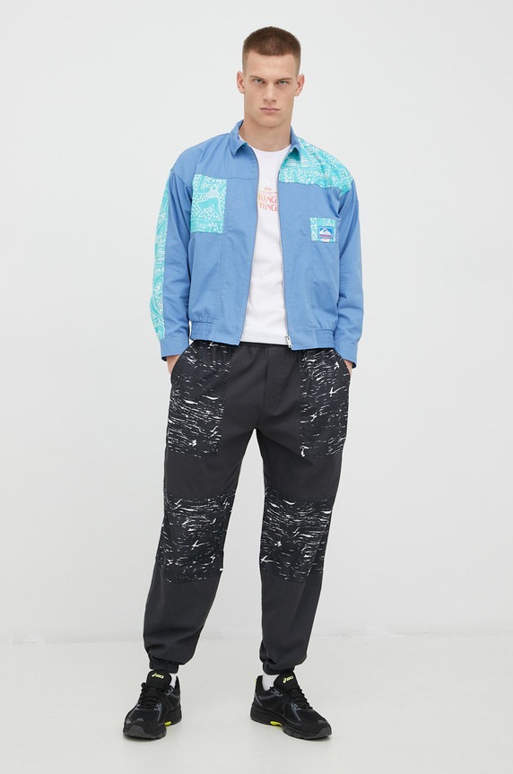 Bunda Quiksilver X Stranger Things EQYJK03936 modrá AW22