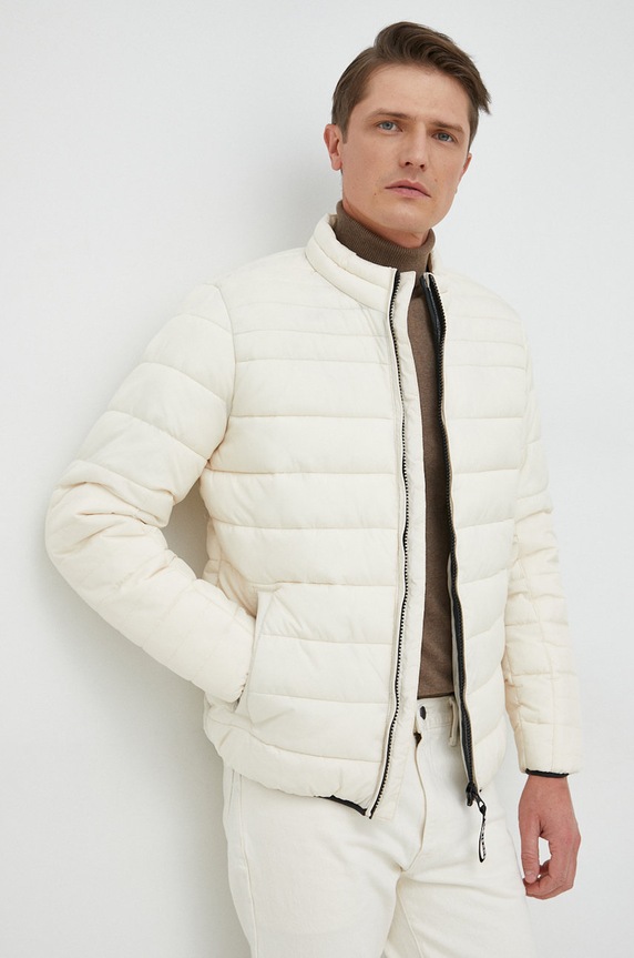 Pepe Jeans kurtka bez kaptura beżowy PM402593.804