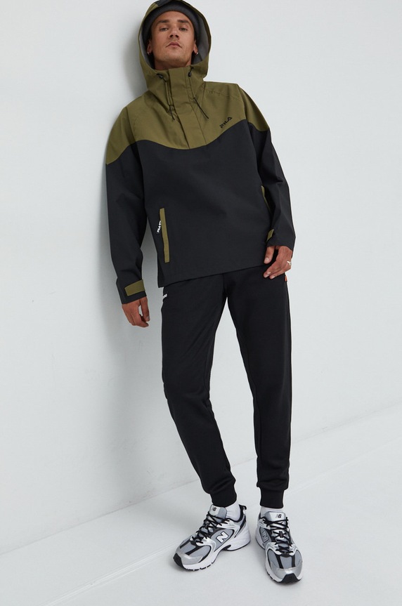 Μπουφάν Fila μαύρο FAM0196