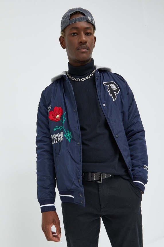 Primitive kurtka bomber pozostałe granatowy pa322142.nvy