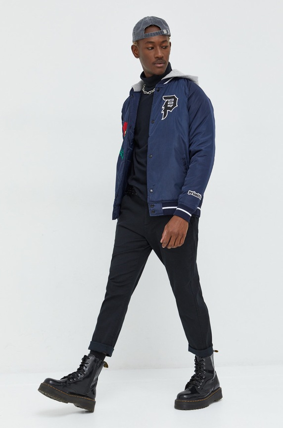 Primitive kurtka bomber pa322142.nvy granatowy AW22