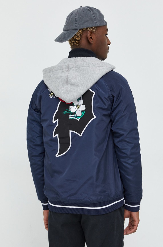 Odzież Primitive kurtka bomber pa322142.nvy granatowy