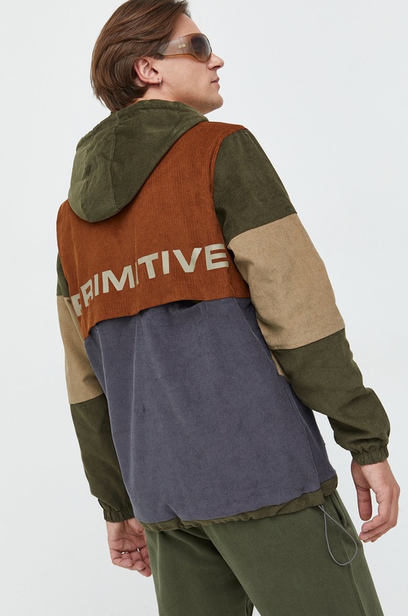 Odzież Primitive kurtka sztruksowa pa322144.olv multicolor