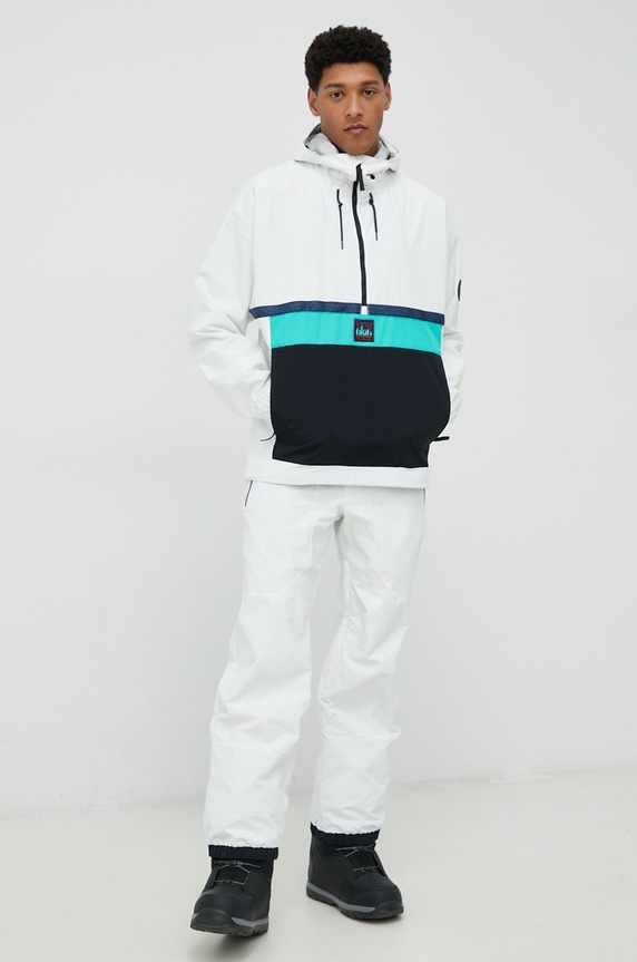 Quiksilver kurtka Steeze EQYTJ03365 biały AW22