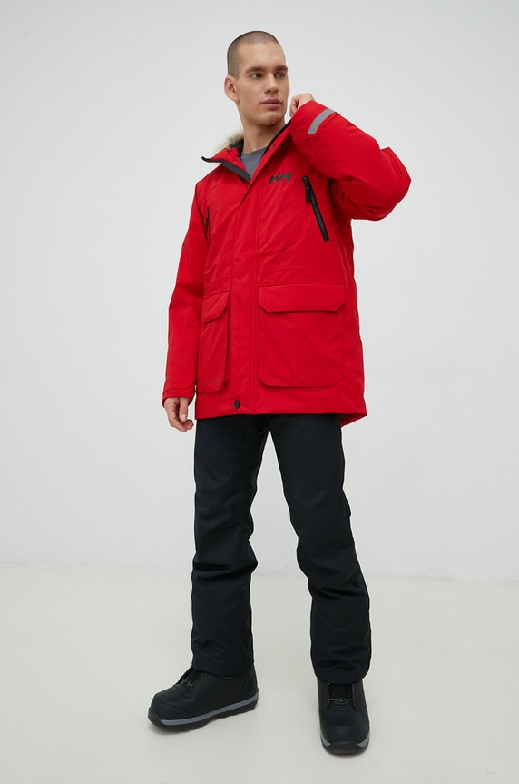 Helly Hansen geacă REINE PARKA 53630 rosu AW25