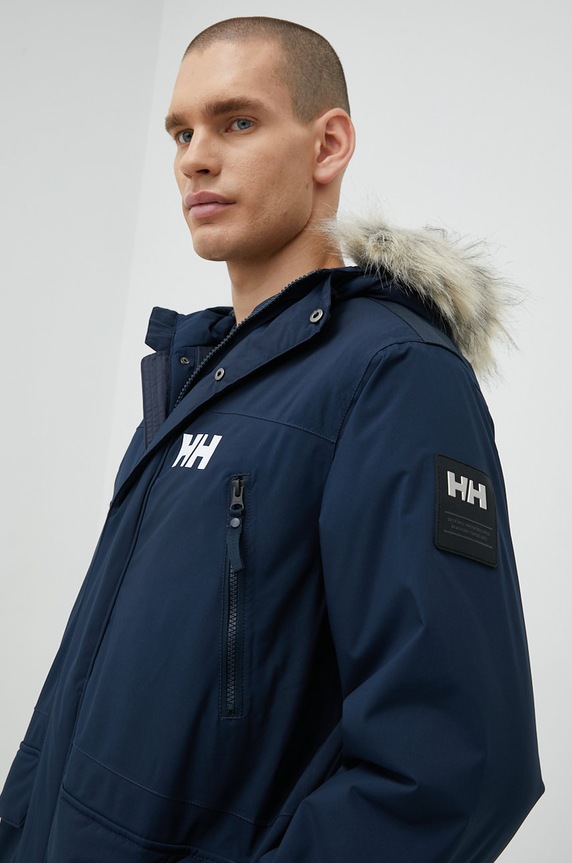 Helly Hansen geacă REINE PARKA cu captuseala bleumarin 53630