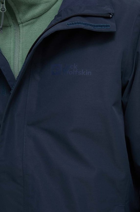 Jack Wolfskin kurtka outdoorowa Stormy Point 1111142 granatowy