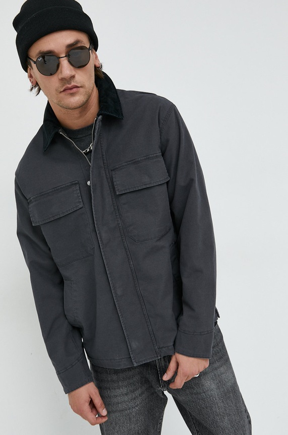 Bunda Abercrombie & Fitch KI132.3726.900 šedá AW22