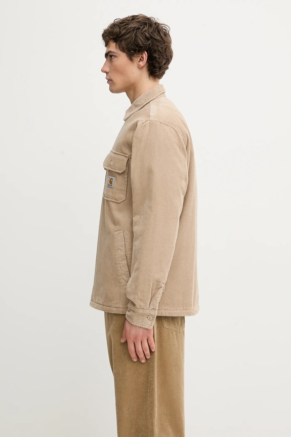 Куртка Carhartt WIP Whitsome Shirt Jac I028827 бежевий AW25