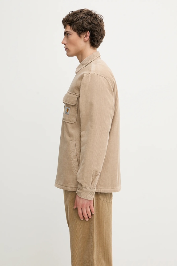 Куртка Carhartt WIP Whitsome Shirt Jac I028827 бежевий AW25