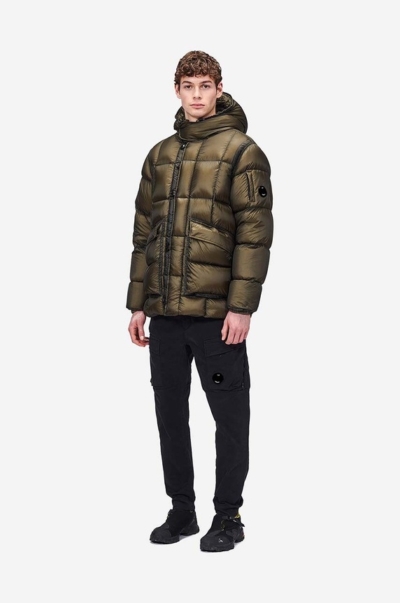 C.P. Company kurtka puchowa 13CMOW176A006099A683 zielony AW22
