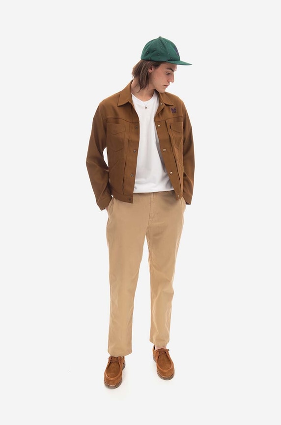 Bunda Needles Penny Jean Jacket - Poly Twill LQ171.BROWN hnedá AW22
