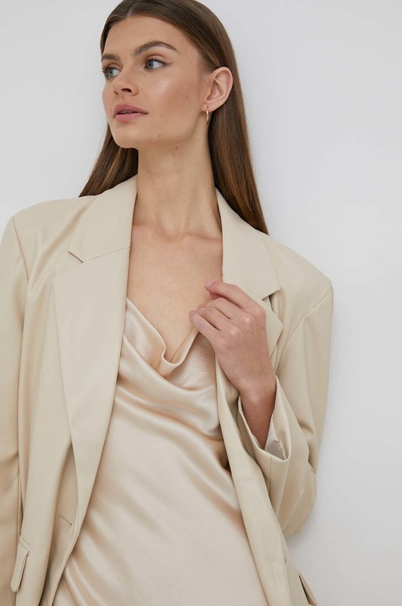 Vero Moda marynarka beżowy 10274239.Birch