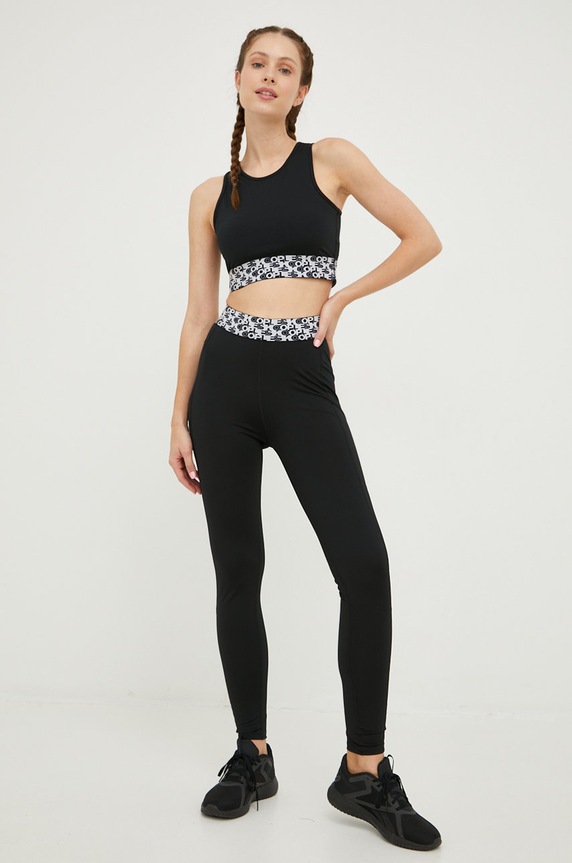 The Kooples legginsy FJOG25008K czarny AW22