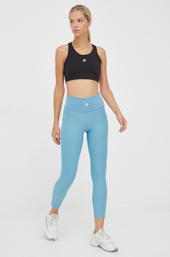 Fila legginsy FAW0202 niebieski AW22
