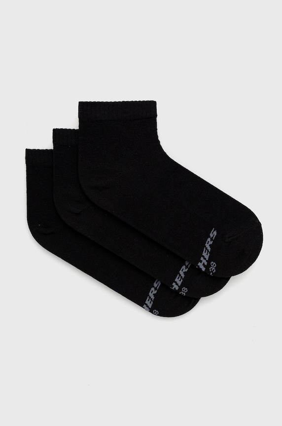 Чорапи Skechers (3 чифта) терлици черен SK42005