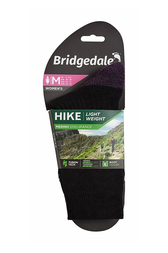 Ponožky Bridgedale Lightweight Merino Performance 710652. černá AW22