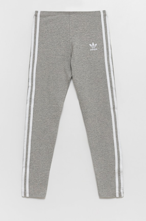 Dětské legíny adidas Originals HI2277 pletenina šedá HI2277