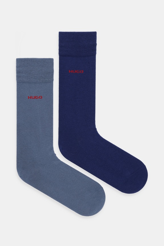 Чорапи HUGO (2-pack) син 50468099