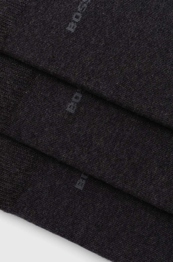 BOSS ponožky pánské 3P RS Uni CC 3-pack 50469839 šedá SS26