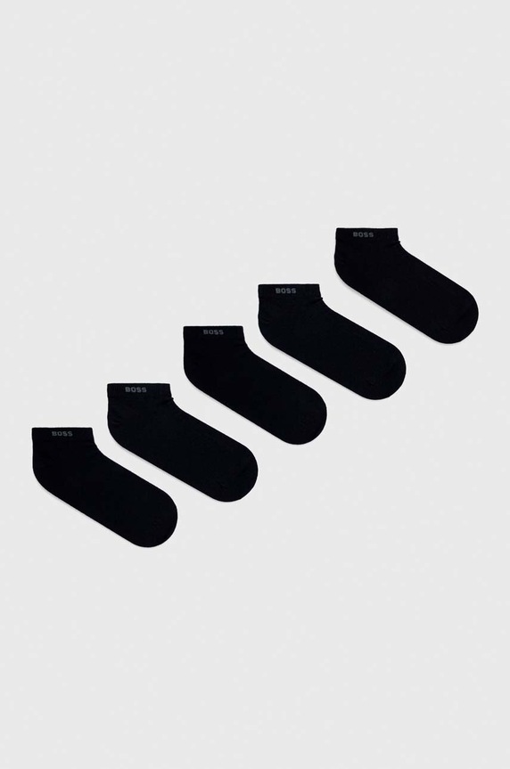 BOSS skarpetki 5-pack skarpetki krótkie granatowy 50478205