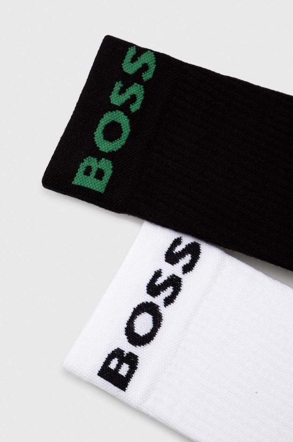 BOSS skarpetki 2-pack 50467707 czarny AW24