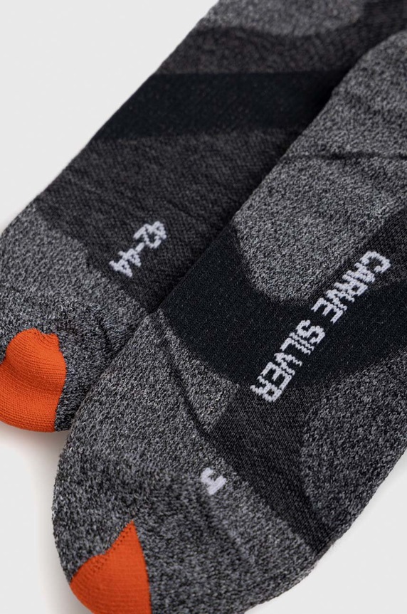 X-Socks skarpety narciarskie Carve Silver 4.0 XS.SS47W19U szary AW22