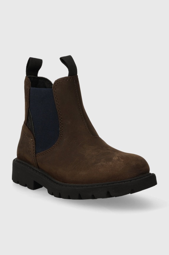 Geox gyerek magascipő velúrból J16FAA.00045.26.27 barna AW25