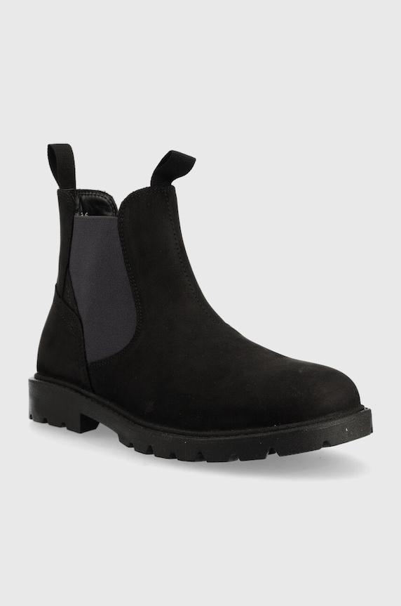 Geox cizme chelsea din piele intoarsa J16FAA.00045.36.39 negru AW22