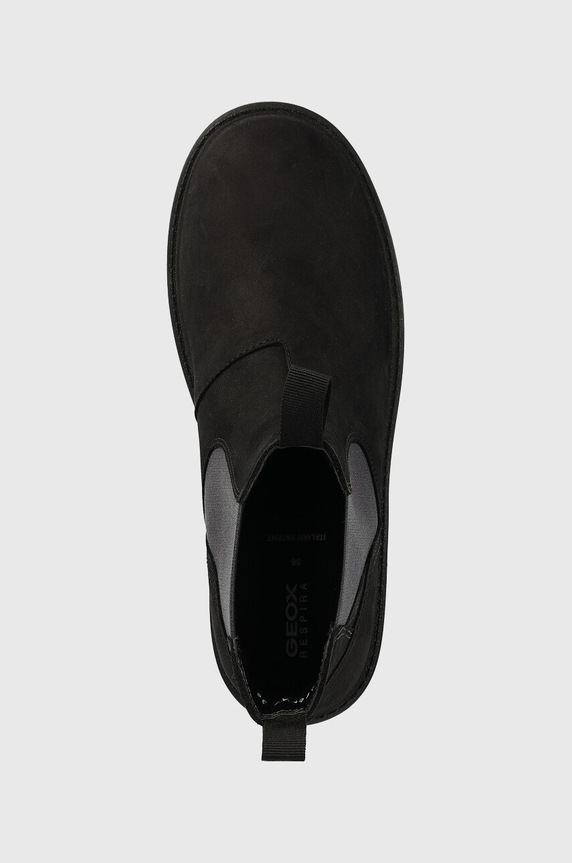 Geox cizme chelsea din piele intoarsa negru J16FAA.00045.36.39