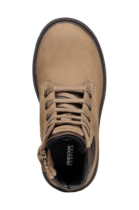Geox buty zimowe skórzane dziecięce J16FAB.032BC.28.35 beżowy