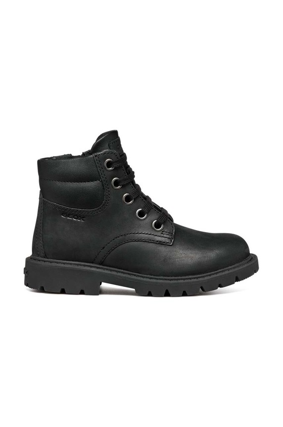 Geox buty zimowe skórzane dziecięce J16FAB.032BC.28.35 czarny AW25