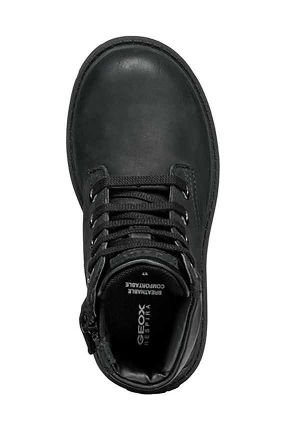 Geox buty zimowe skórzane dziecięce J16FAB.032BC.28.35 czarny