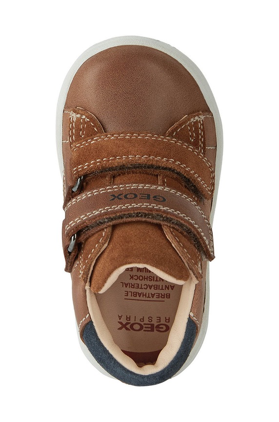 Geox półbuty skórzane dziecięce B044DD.0CL22 brązowy