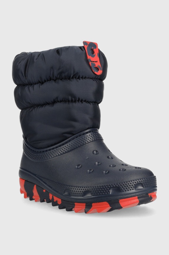 Dětské sněhule Crocs 207684.CROCS.CLASSIC.NE námořnická modř AW24