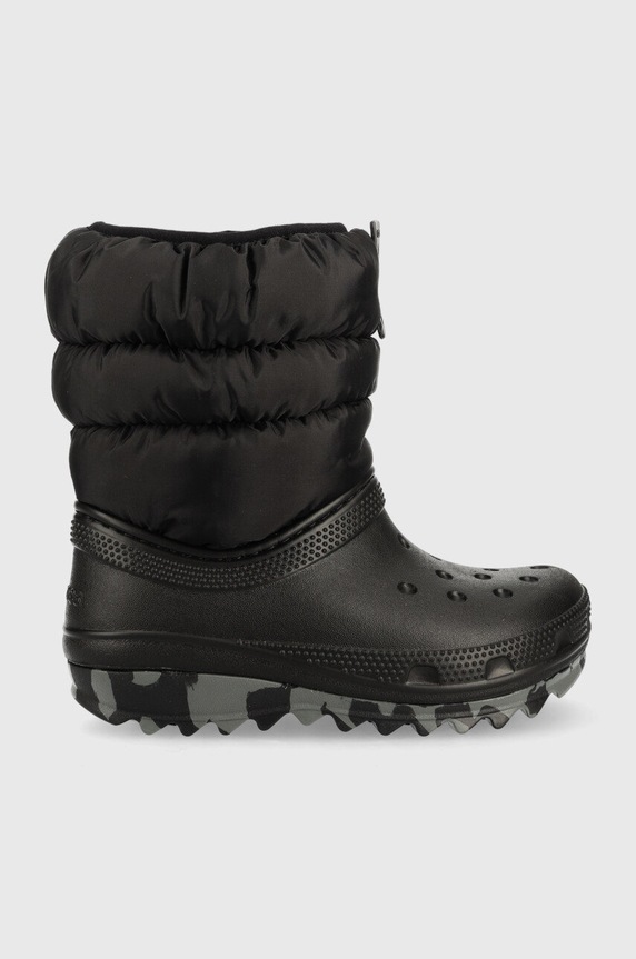 Crocs gyerek hótaposó textil fekete 207684.CROCS.CLASSIC.NE