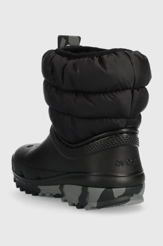 Fiú Crocs gyerek hótaposó 207683.CROCS.CLASSIC.NEO.PUFF.BOOT.T fekete