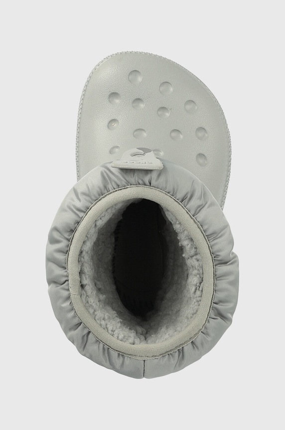 Crocs śniegowce dziecięce szary 207683.CROCS.CLASSIC.NEO.PUFF.BOOT.T