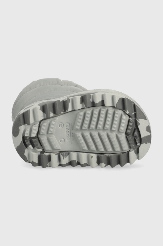 Crocs śniegowce dziecięce 207683.CROCS.CLASSIC.NEO.PUFF.BOOT.T szary