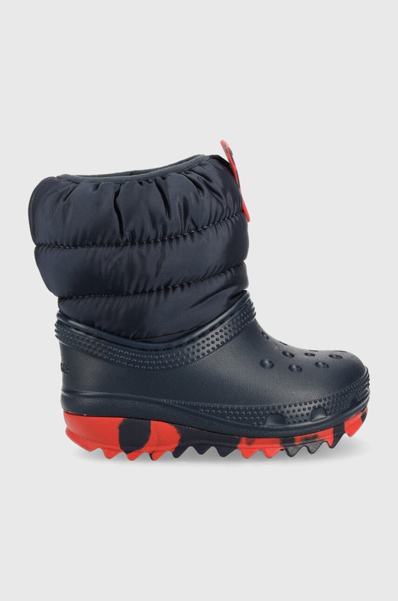 Crocs gyerek hótaposó textil sötétkék 207683.CROCS.CLASSIC.NEO.PUFF.BOOT.T