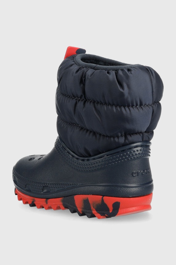 Fiú Crocs gyerek hótaposó 207683.CROCS.CLASSIC.NEO.PUFF.BOOT.T sötétkék