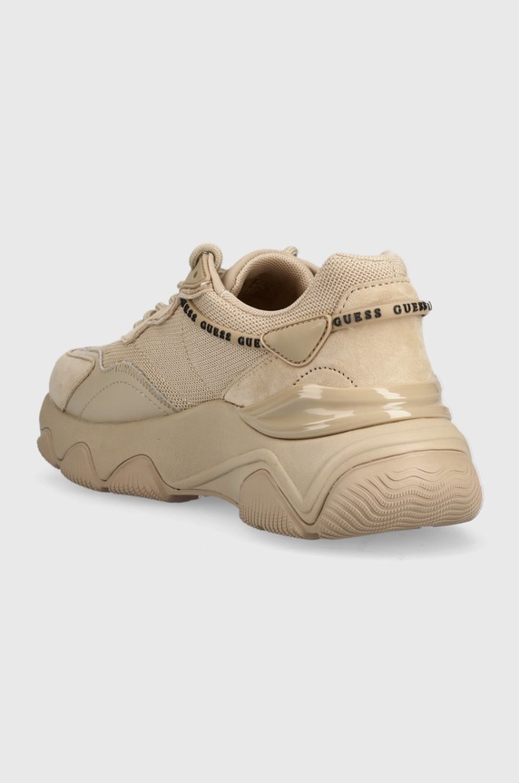 Cipők Guess sportcipő MICOLA FL7MIC.LEA12.NUDE bézs