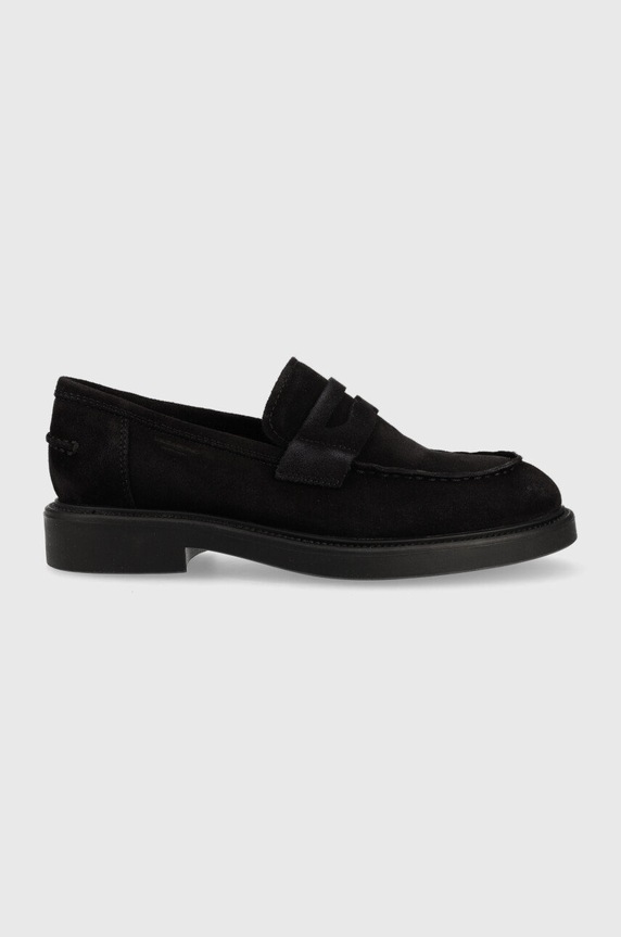 Μοκασίνια σουέτ Vagabond Shoemakers Shoemakers Alex W φλατ μαύρο 5048.340.20